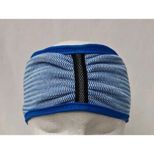 Lululemon Brisk Run Reversible Headband Polar Cream Beaming Blue Women's Running